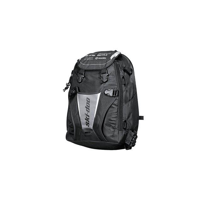 Рюкзак черный на тоннель со стропой Tunnel Backpack with LinQ Soft Strap — Black